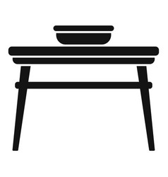 Food Table Icon Simple Home Furniture