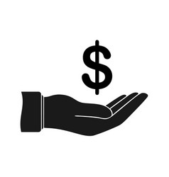 Hand And Money Icon Arm And Dollar