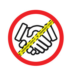 No Handshake Icon