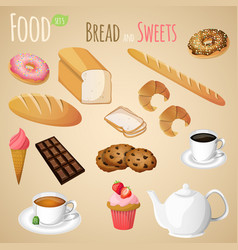 Bread And Sweets Set