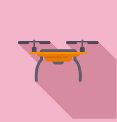 Drone Technology Icon Flat Ai Camera