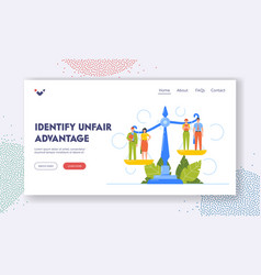 Identify Unfair Advantage Landing Page Template