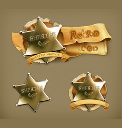 Sheriff Retro Icon