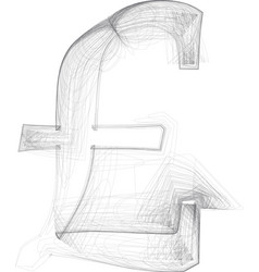 Doodle Digital Drawn Sketch Pound Symbol