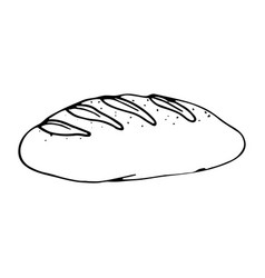 Hand-drawn Loaf Of Bread