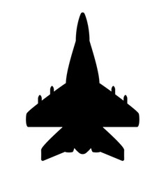 Jet Plane Fighter Reactive Pursuit Military Icon