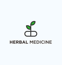 Herbal Capsule Logo Design