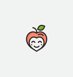 Peachy Smile Logo Design