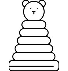 Ring Stacker Line Icon