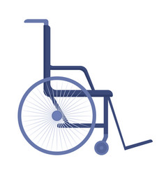 Wheelchair Semi Flat Color Object