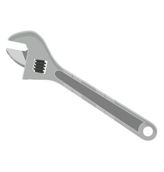 Car Wrench Tool On A White Background