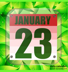 January 23 Icon For Planning Important Day