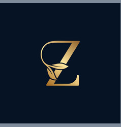 Luxury Premium Leaf Logo Letter Z