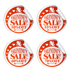 Valentines Day Sale Stickers 50 55 60 70