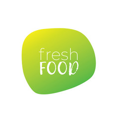 Fresh Food Icon Green Gradient Sign