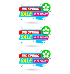 Big Spring Sale Blue Labels Set 55 65 75 Off