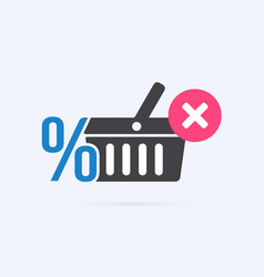 Shopping Cart Abandonment Rate Software Concept