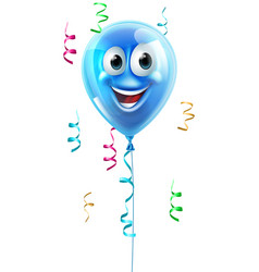 Blue Cartoon Balloon Character