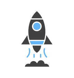 Rocket Launch Icon Image