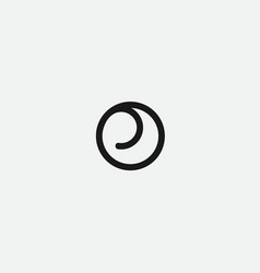 Letter P Circle Logo Design