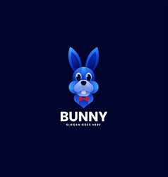 Logo Bunny Gradient Colorful Style