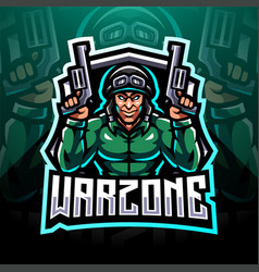 Warzone Esport Mascot Logo Design