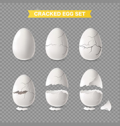 White Egg Transparent Set