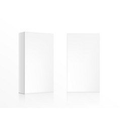 Front And Perspective Views Of White Box