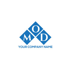 Mod Letter Logo Design On White Background