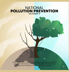 National Pollution Prevention Day Background With