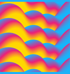 Colorful Gradient 3d Liquid Dynamic Waves