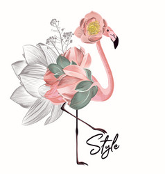 Creative Fashion With Abstract Flamingo