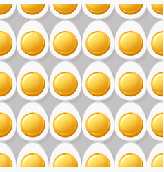 Seamless Pattern Egg Halves Texture For Graphic