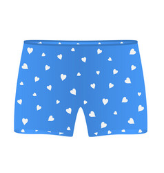 Mens Boxer Shorts With White Hearts