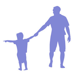 Father And Son Silhouette