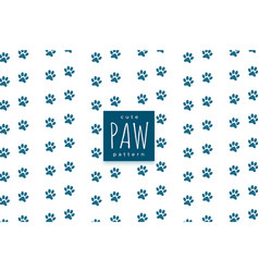 Adorable Paw Print Pattern Background Track