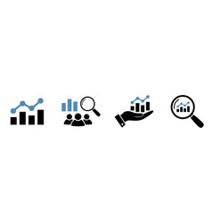 Business Analysis Icon Set Marketing Research