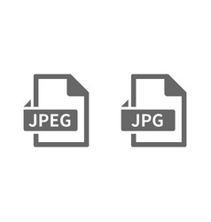 Jpeg And Jpg Button Icon