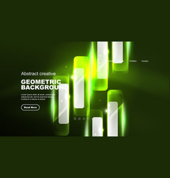 Abstract Background Landing Page Geometric Shape