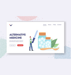 Alternative Medicine Landing Page Template Tiny