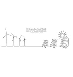 One Continuous Line Drawing Of Wind Turbine