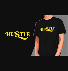 Hustle Simple Text Typography