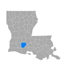 Map Acadia In Louisiana