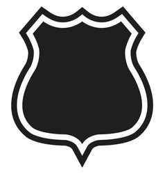 Police Badge Icon Law Officer Shield Sign