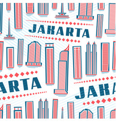 Jakarta Seamless Pattern