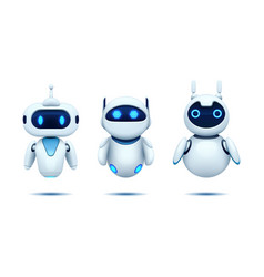 3d Robot Bot Character Icon Space Toy Mascot