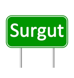 Surgut Road Sign