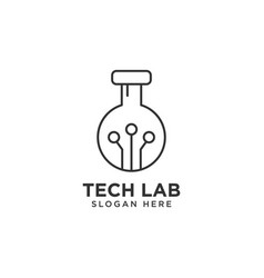 Techno Lab Logo Design Template