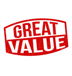 Great Value Sign Or Stamp