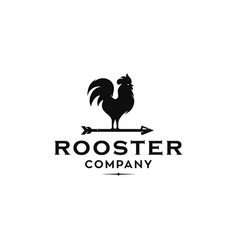 Rooster Logo With Arrow Icon